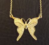 COLAR PINGENTE BORBOLETA GRANDE