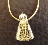 COLAR PINGENTE NOSSA SENHORA COM ZIRCONIA